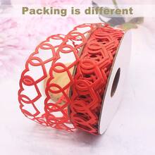 1 Rollo de 900cm de Cinta de Encaje con Corazones Huecos, Cinta para Empaquetar Pasteles, Cinta Decorativa para Ramos de Flores del Día de San Valentín - Multicolor - Ver 9