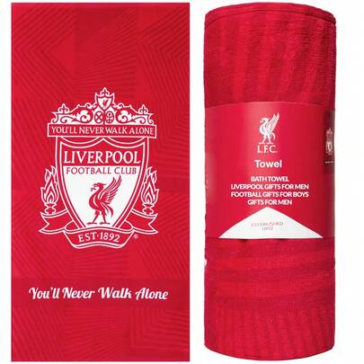 Liverpool F.C. Team Colour Towel  Cotton Quick Dry Beach Bath Towel 137x69cm