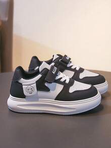 Kids/Teens Low-Top Sneakers/Casual Shoes/Skate Shoes/Travel Shoes, Anti-Slip - Black - View 2