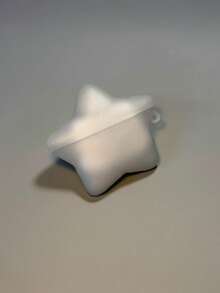 INS Original Korean Style Silver Gray Star Design Silicone Case Compatible With Apple 4th Gen, Pro 1st/2nd/3rd Gen, Unisex - Grey - View 2