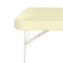 Cocktail Fitted Spandex Stretch Square Table Covers Caps Elastic Square Tablecloth Beige Table Topper 34x34 Inch,34inchx34inch(Square),Beige - 米色 - 查看 4