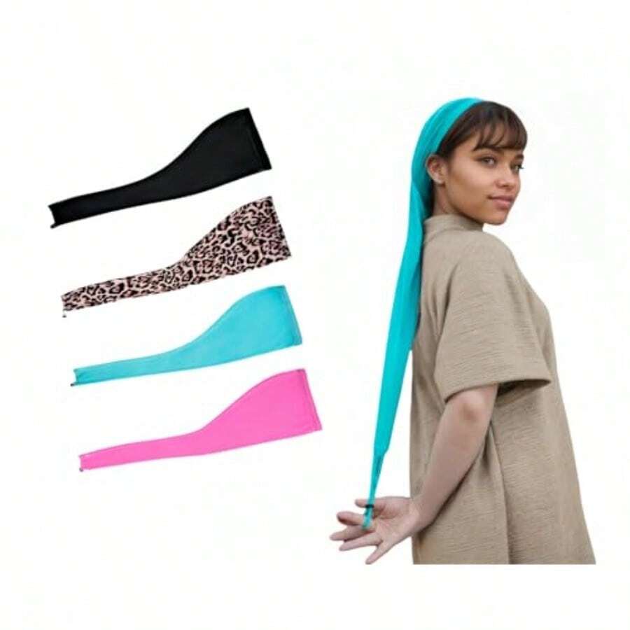 D28 Hair Weave Sleeve For Locs Extra Long Hairsleeve For Braids Dreadlocks And Twists Breathable Loc Sleeve For Women Stretchy Reusable Lightweight Hair And Wig Cap Black - Black - View 1
