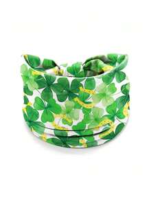 1/3pcs St. Patrick's Day Headband Irish Clover Elastic Headwrap Hair Band Headpiece - Perfect Gift For Friends