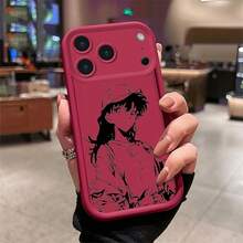 Conan phone case suitable for  17 16 16E 15 14 13 12 11 Pro Max 17 Air 16 Plu silicone all inclusive protection anti slip and anti fall soft case - SKU3-Conan - Ver 8