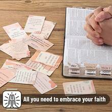 - Prayer Cards 70 Unique Bible Verse Boho Theme Mini Scripture Cards For Women And Men With Verses Christian Christmas Gift - Phong cách Boho - Xem 5