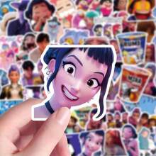 61张热门女团贴纸，偶像电影涂鸦防水笔记本贴纸，韩流超火爆贴纸配件 - 彩色 - 查看 6