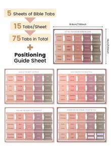 Trees 240 张圣经耶稣贴纸，防水圣经经文贴纸贴花剪贴簿、日记本、笔记本电脑、保险杠、滑板、水瓶、电脑、手机贴纸、圣经学习用品、学校和办公用品、学校用品、返校 - 彩色 - 查看 14