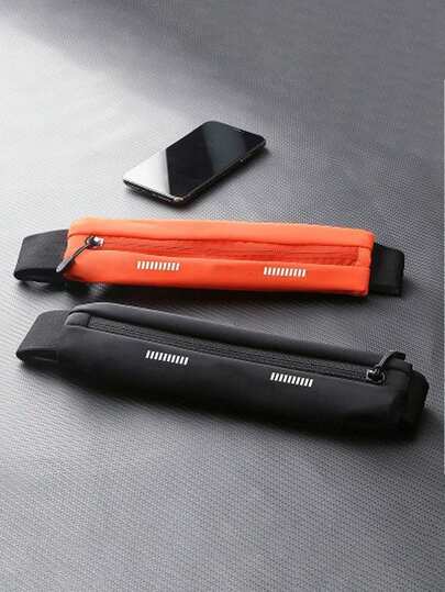 Outdoor Running, Casual Wear, Multifunctional Single-Layer Waist Bag, Unisex, Fitness And Cycling, Comfortable Water-Resistant Belt, Lightweight And Snug Fit