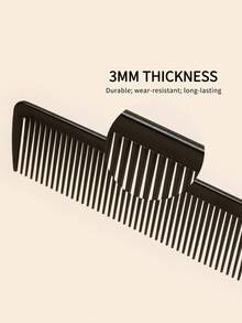 碳纤维发梳；美发沙龙专用发梳；理发梳；美发工具；Tony English 披肩式理发梳；平头梳