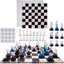 1pc DIY Chess Board Mold, Chess Piece Mold, Checkers Mold, Silicone Mold, Epoxy Resin Mold, Mirror Mold