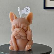 1pc Unique Pet Dog Scented Candle, Decor, Photography Prop, Gag Gift, Animal Scented Candle - Ideal Gift For Family And Friends, Scented Candle, Suitable For Outdoor Activities On Birthday, Valentine's Day Or Mother's Day, Scented Gift Box, Christmas Decor, Valentine's Day/New Year/Christmas Gift - Multicolor - View 4