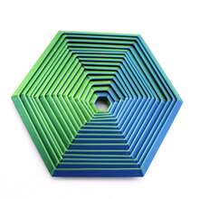 3D Printed Hexagon Stress Relief Toy - Anti-Anxiety Decompression Magical Optical Illusion Design, Durable PLA Plastic Material, Vibrant Colors, Suitable For Office Workers & Adults, Desktop Decor & Mindful Gift, High-Quality Elastic Geometric Shape 3D Printing - Multicolor - View 13