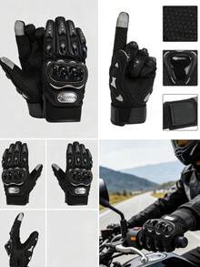 骑行手套 - 黑色 - 查看 8