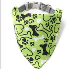1pc Cute Pet Bandana Bibs For Dogs & Cats - Perfect For Daily Wear, Photo Shoots & Outdoor Walks, Ideal For Shiba Inu & Small/Medium Pets - Green - View 8