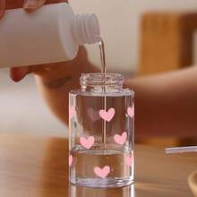 Push Down Pump Dispenser, Liquid Makeup Remover Dispenser, Clear Push Top Empty Bottles, Refillable Travel Containers For Alcohol,Nail Polish,Makeup Remover,Toner - 120毫升 愛 - 查看 5