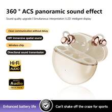 NEW SENYANG New Wireless True Wireless Sports Earphones With Clip Design, Fashionable And Comfortable, Deep Bass Music, Earhook Earbuds, TWS True Wireless Earphones, Dolby Atmos, Stereo HD Calling, Suitable For Android Gaming, Couples, Smart Earphones, Gift Choice - one-size - View 11