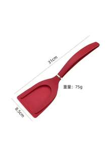 1pc 2-In-1 Steak Tongs And Spatula, Multifunctional Non-Stick Kitchen Food Flipper, Barbecue Tongs, Pancake And Egg Turner, Cooking Tool For Steak, Bread, Fish, Toast And Sandwiches - Multicolor - View 14
