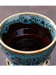 1个190毫升花生形陶瓷浓缩拿铁杯，创意个性化迷你家用水杯，男女皆宜的高端办公杯，派对毕业杯，个人办公杯，迷你水杯 - 彩色 - 查看 6