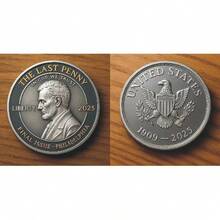2025 Edition, 18 Designs In Total, The Last 1 Cent Colored Commemorative Coin (1909-2025), Lincoln Metal Coin Craft Collectible Gift