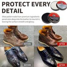 Shoe Polish Kit – Black/Brown/Neutral Shoe Wax – Leather Shoe Shine & Care Kit In Luxury Leather Bag – Gift For Men & Women, Shoe, Spring Summer Picks, Brides Maid Gifts, Room, Bedroom Decor, Bedroom Decor, Beach, Travel, For Men, For Women, Vacation - Multicolor - View 8