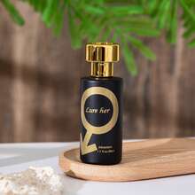 50毫升金色诱惑信息素香水，吸引男性的信息素香水，诱惑女性的香水，浪漫信息素闪光香水，男女皆宜的信息素古龙水喷雾 - 50ml男士黑色 - 查看 1