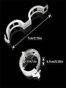 500/300/100个装耐用塑料温室植物支撑夹 - 番茄夹、塑料园艺夹、植物绑扎夹、温室夹。它们用于支撑葡萄藤、番茄藤和蔬菜的直立生长，使植物更健康。这些夹子可重复使用、经久耐用，且不会损伤植物。用途广泛、高效且经济实惠。 - 彩色 - 查看 10