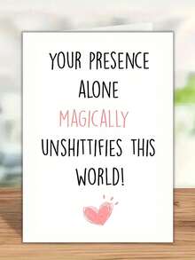 1PC Cute And Humorous Birthday Card Suitable For Giving To Companions, Friends, Brothers, Friends, Colleagues, Blessing Cards (Comes With Randomly Colored Envelopes) Back To School,Back To School,School Supplies - Đỏ - Xem 7