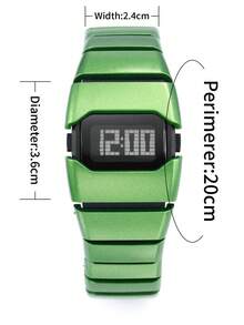 New Retro Y2K Futuristic Style Men's Wrist Watch, Best Gift For Halloween And Christmas - Ombre - View 4