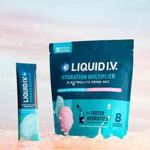 Liquid I.V. Hydration Multiplier - Cotton Candy - Hydration Powder Packets | Electrolyte Powder Drink Mix | Convenient Single-Serving Sticks | 8 Vitamins & Nutrients | 1 Pack (16 Servings) - 3 cái - Xem 4