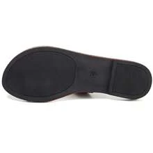 Bohemian Dress Sandals Womens Casual Flats Sandals Comfortable Ankle Strap Summer Boho Thong Sandals - 編織黑 - 查看 3