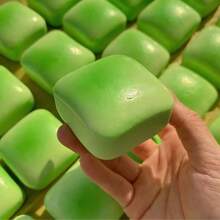 New Cute & Soft "Fufu" Squishy Toast Slow Rebound Stress Relief Toy, Available In Dragon Well Green, Butter, Fish Princess, And Strawberry Flavors - Multicolor - View 5