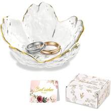 ¡RecomendadoRegalo para mujer, ideal para regalo de cumpleaños, para mujer, almacenamiento de joyas, bandeja vacía de bolsillo, decoración para el hogar, salón, decoración de habitación, idea, regalos de Navidad¡Top de Temporada - Fantasía púrpura - Ver 12