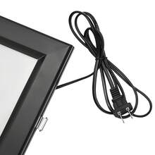 CNCEST LED Poster Frame, 18" X 24" LED Backlit Poster Photo Frame Movie Poster Aluminum Alloy Advertisement Signage Light Sign, Wall Mounting, Frame For Movie Poster Advertising Display - US A Type Plug(110-127V) - View 10