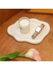 1个现代首饰收纳盒 - 优雅展示架，可收纳项链、手链和耳环 - 耐用ABS树脂托盘 - 男女皆宜的完美礼物，适合圣诞节、生日、婚礼、情人节 - 可用于梳妆台、办公桌和派对装饰 - 首饰整理托盘 - 彩色 - 查看 10