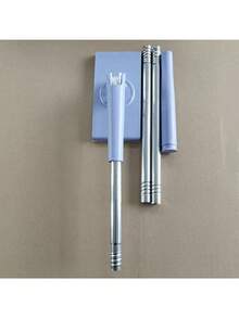 Mini Clip Mop, Automatic Cloth Change, 360° Rotatable Head, Push-Pull Handle Design, Suitable For Kitchen And Bathroom Cleaning - Multicolor - View 8