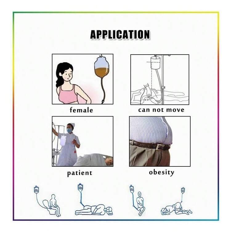 TendenciaBolsa De Enema Kit Limpieza Para Colón Y Café, SiliconaCalidad premium - Rojo - Añade 10