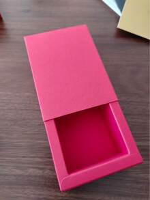 10pcs Red Card Style Gift Box, 9*6*4cm (Inner Size), Suitable For Gift Packaging, Small Figurine & Accessory Packaging, Birthday Gift Box, Handmade Soap Packaging, Dessert Packaging - Red Card Version - View 6