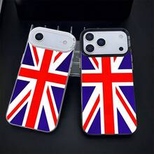 British flag This stylish and comfortable large-hole IMD acrylic phone case is an ideal gift for friends and family. It is compatible with for  17/16/15/14/13/12/11/X/XR/7/8, for OPPO,for , for VIVO, for , for Xiaomi, for Honor, and for  models, including Plus, Pro, Max, and SE versions. It's the perfect gift for holidays such as Christmas, Valentine's Day, and New Year. - Negro - Ver 1