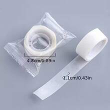 1/3 Roll, 100pcs/Roll, 1.1cm Diameter Transparent Round Dot Double-Sided Adhesive Tape, Scrapbooking DIY Paste Material, Dot Sticker Tape, Residue-Free - White - View 9