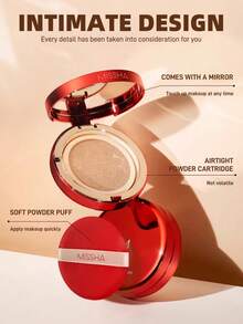 MISSHA Perfect Cushion | Full Coverage, Lightweight, Skin-Friendly, Velvet Matte Finish, Oil-Control Waterproof Foundation, Sweat-Proof Flawless BB/CC Cream - 21 - View 7