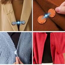 1pair/2pairs/3pairs Magnetic Buttons For Sweaters, Cardigans, Anti-Exposure Buttons, Versatile Round Magnetic Closure Buttons - Multicolor - View 10