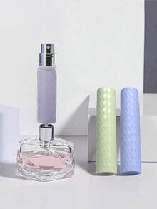 1个5毫升可填充香水喷雾器，钻石形旅行喷雾瓶，便携式精油香氛分配器 - 彩色 - 查看 2