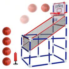 Kids Basketball Hoop Arcade Game, Indoor & Outdoor Mini Basketball Set With Ball & Portable Air Pump, Basketball Shooting Game For Ages 3+ - Multicolor - View 1