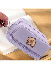 Bút bi xóa được hình chuột lang nước dễ thương, đầu bút 0.5mm, mực đen, dụng cụ văn phòng phẩm, học tập, bút mực gel hoạt hình dành cho nữ, mực đen hình chuột lang nước, hộp bút nhiều lớp dung tích lớn, đồ dùng học tập thiết yếu, đồ dùng văn phòng phẩm, quà tặng ngày Valentine. - Nhiều màu - Xem 6