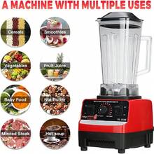 Professional Countertop Heavy-Duty Commercial Blender With Copper Motor, 2L  Jar, Variable Speed & Pulse, Ice Crusher Smoothie Maker For Shakes, Frozen Drinks, Hot Soup – Red - Xem 7
