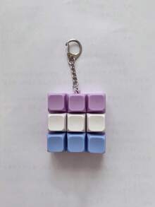 9键魔方压力释放按钮玩具，创意键盘挂件包包装饰，汽车钥匙扣，包包挂饰，钥匙扣配件，键盘造型，成人指尖钥匙扣，压力感应钥匙扣，舒缓钥匙扣，专注放松拉链钥匙扣，生日礼物，派对礼品，节日礼物。哥特Y2K风格挂绳带证件卡套，汽车配件，包包装饰 - 彩色 - 查看 16