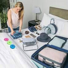 2pcs/Set 5m Anti-Slip, Windproof Clothesline, Fence-Style Drying Rope, Outdoor Travel Hanging Rope - Same Style In Multiple Colors - View 9