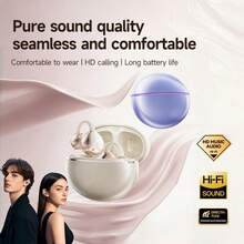 NEW SENYANG New Wireless True Wireless Sports Earphones With Clip Design, Fashionable And Comfortable, Deep Bass Music, Earhook Earbuds, TWS True Wireless Earphones, Dolby Atmos, Stereo HD Calling, Suitable For Android Gaming, Couples, Smart Earphones, Gift Choice - one-size - View 2