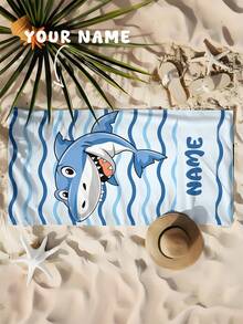 1pc Customized Bath Towel, Beach Towel, Kids Towel, Pool Towel, Bathroom Towel, Vacation Gift, Beach Towel, Outdoor Travel, Beach Essential, Beach, Pool, Bathroom, Swimming Hall, Carry-On, Personalized Bath Towel, Personalized Beach Towel, Pool Towel, Bath Towel, Girls Beach Towel, Boys Beach Towel, Vacation Gift, Beach Towel, Wedding Couple Commemorative Gift, Valentine's Day/Birthday Gift, Friend/Couple/Family/Pet - Multicolor - View 9