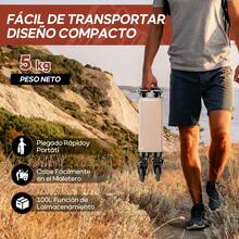 CYPNCarrito Plegable con Ruedas Carrito Plegable para Exteriores Portátil Capacidad de Carga hasta 100 kg Plegado Fácil por Mujeres Adultas Transporte de Mercancías Niños y Mascotas - CaquiFashion - 222547405 - Ver 6